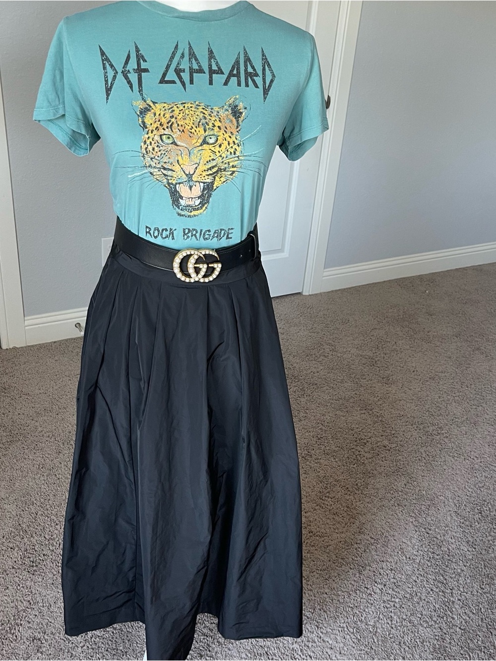 Black A-Line Maxi Skirt - Classic